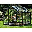 Vitavia Gewächshaus (2,57 x 1,95 x 1,97 m, Glasstärke: 3 mm, Sicherheitsglas, Anthrazit)