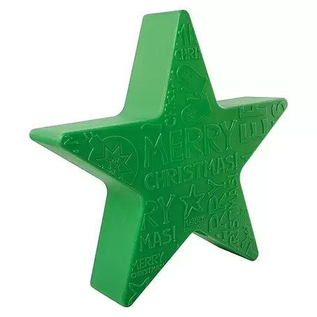 8 Seasons Design Shining LED-Stern Star Merry Christmas
