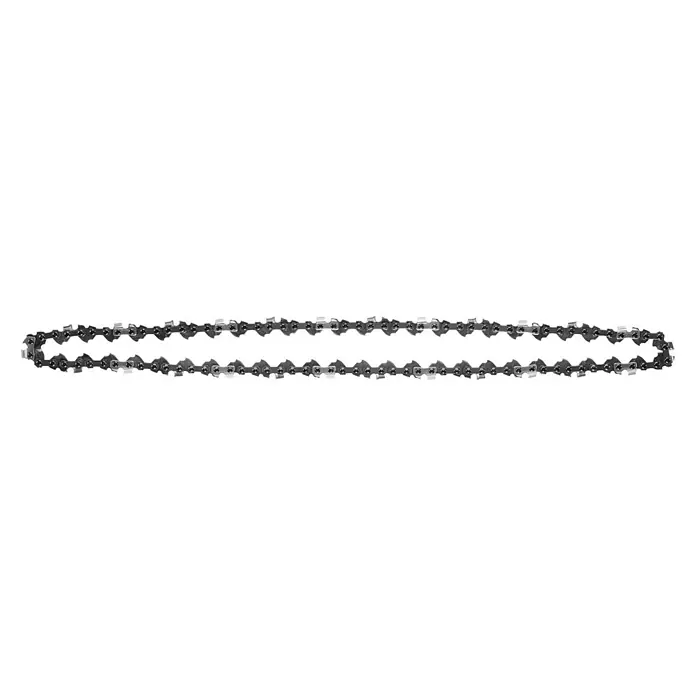 Ryobi Sägekette RAC242 - Schnittlänge: 35 cm, Kettenteilung: ⅜″ - Nahaufnahme einer Kettensägekette. Diese Kette ist ein unverzichtbares Zubehör für jede Kettensäge und sorgt für effizientes Schneiden.