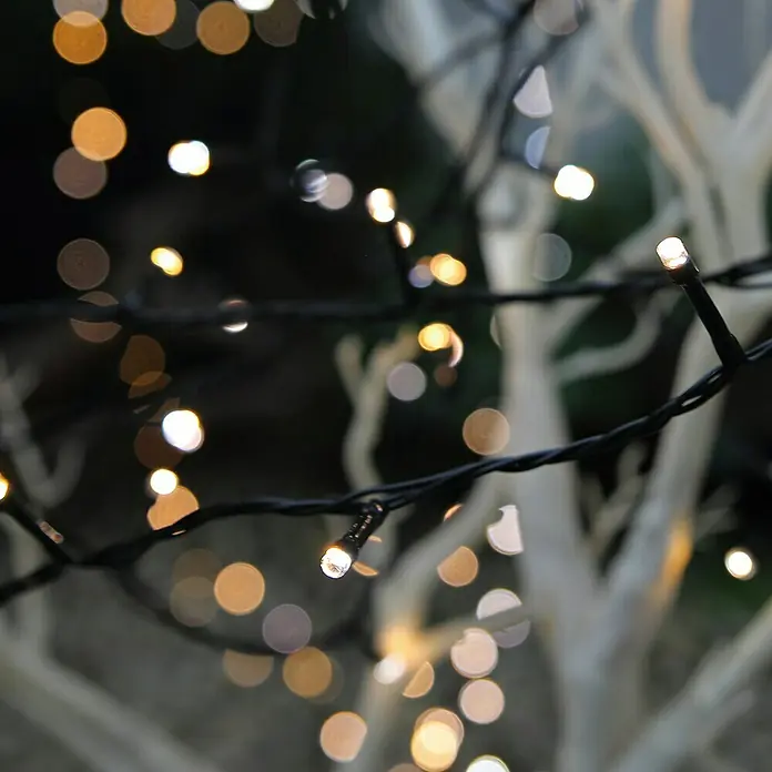 Tween Light Guirnalda luminosa LED - Para exterior, Color de luz: Blanco cálido, Número de bombillas: 400 ud. - Guirnalda de luces con LED blancos cálidos, ideal para decoraciones festivas interiores y exteriores, creando un ambiente acogedor.