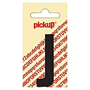 Pickup Sticker (Motief: J, Zwart, Hoogte: 60 mm)