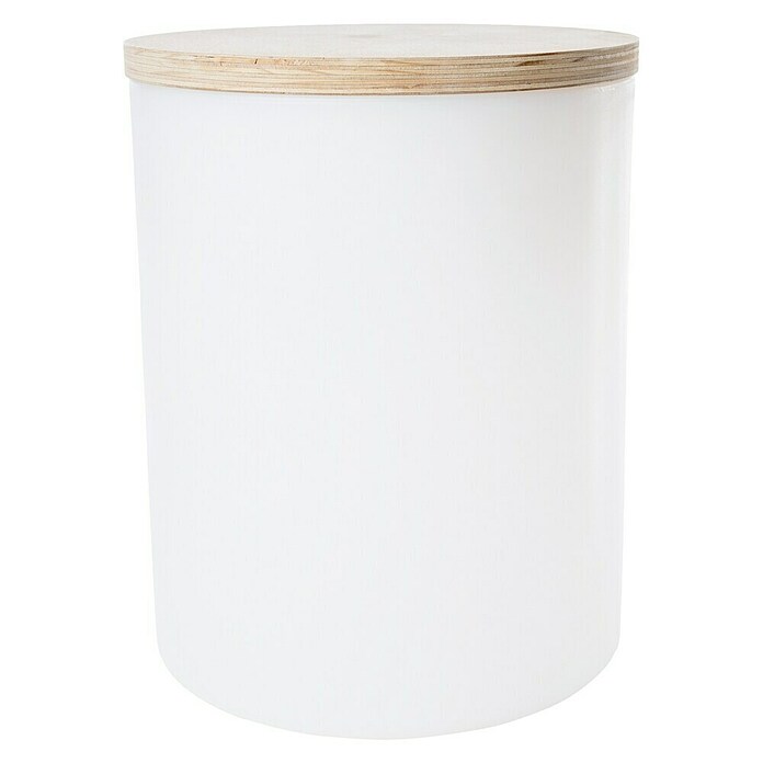 8 Seasons Design Shining Dekoleuchte Drum (9 W, Weiß, L x B x H: 37 x 37 x 45 cm)
