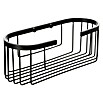 Tatay Aluminium Cesta de baño oval (12 x 30 x 11,5 cm, Negro)