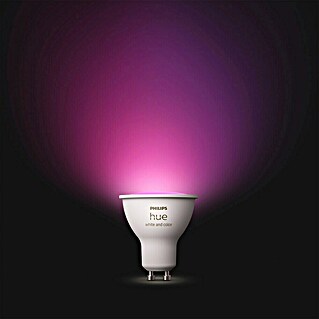 Philips Hue Smart-ledlamp (GU10, Dimbaar, RGBW, 400 lm, 4,2 W, 1 st.)