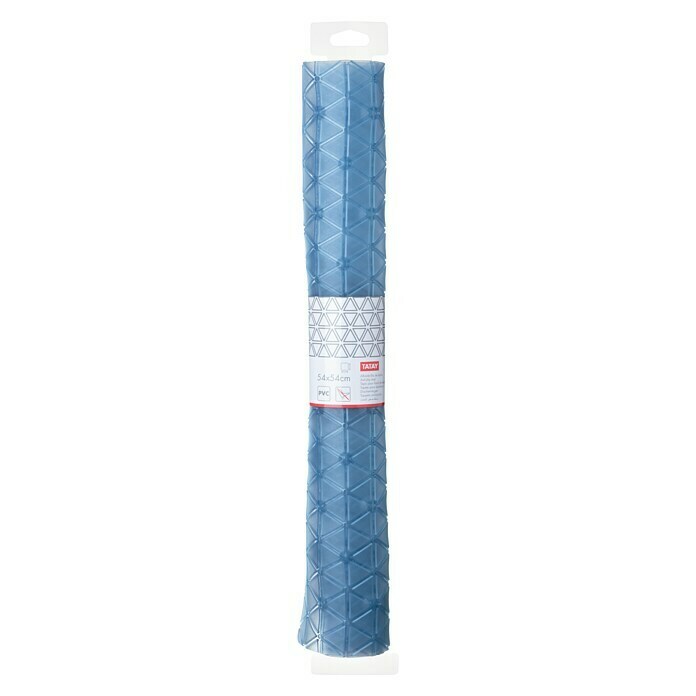 Tatay Alfombra antideslizante para ducha Diamond (54 x 54 cm, PVC, Azul)