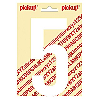 Pickup Naljepnica (Motiv: 5, Bijele boje, Visina: 150 mm)