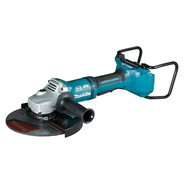 Makita LXT 18V Amoladora angular de batería DGA900ZKX2 - 18 V, Sin batería, Diámetro disco: 230 mm - Amoladora angular a batería Makita con gran diámetro de disco y barra protectora robusta para máxima seguridad.