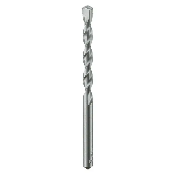 Bosch Broca para hormigón y mampostería CYL-3 - 1 ud., Diámetro de la broca: 6 mm - Broca percutora gris plateada con vástago hexagonal y estrías en espiral.
