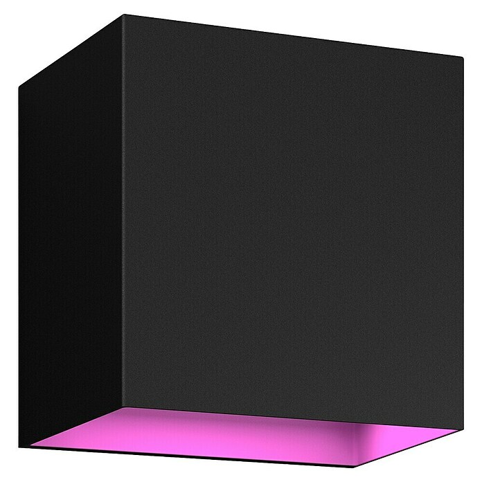 Philips Hue LED-Außenwandleuchte White & Color Ambiance Resonate Downward (8 W, Schwarz, IP44) | BAUHAUS