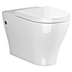 Camargue San Francisco Spülrandloses Stand-WC (Tiefspüler, Weiß)
