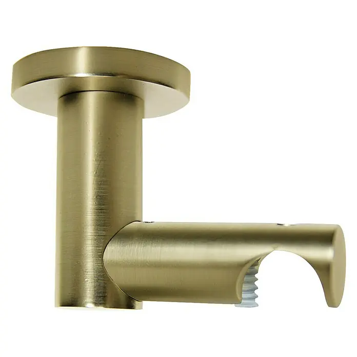 Expo Ambiente Deckenträger Urban - Messingoptik matt, Geeignet für: Gardinenstangen Ø 25 mm, Anzahl Läufe: 1 Stk. - Elegante goldfarbene Gardinenstangenhalterung zur Wandmontage. Ein stilvolles Accessoire für Ihre Fensterdekoration mit hochwertiger Verarbeitung.