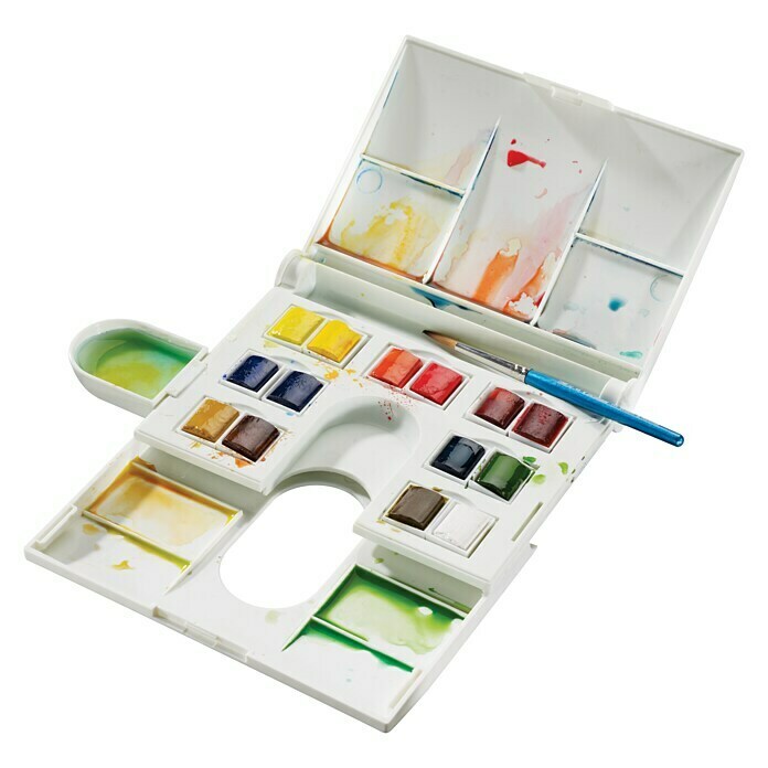 Winsor & Newton Cotman Aquarellfarben-Set CompactTopf Front View