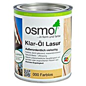 Osmo Holzschutz Öl-Lasur Klar (Farblos, 750 ml, Leicht glänzend)