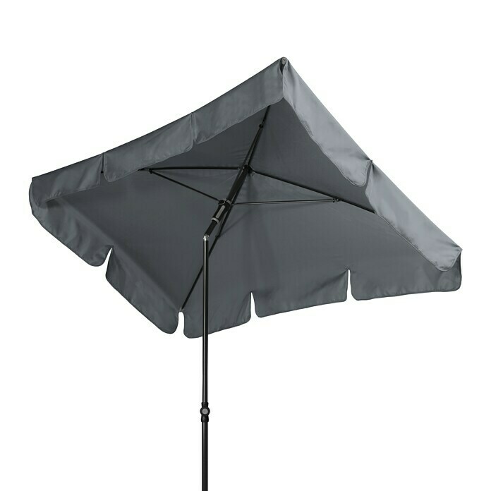 Doppler Sunline Sonnenschirm Waterproof NeoAnthrazit, 225 x 120 cm Front View