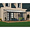 Palram Wintergarten San Remo (B x T x H: 5,46 x 3 m x 3,1 m, Anthrazitgrau)