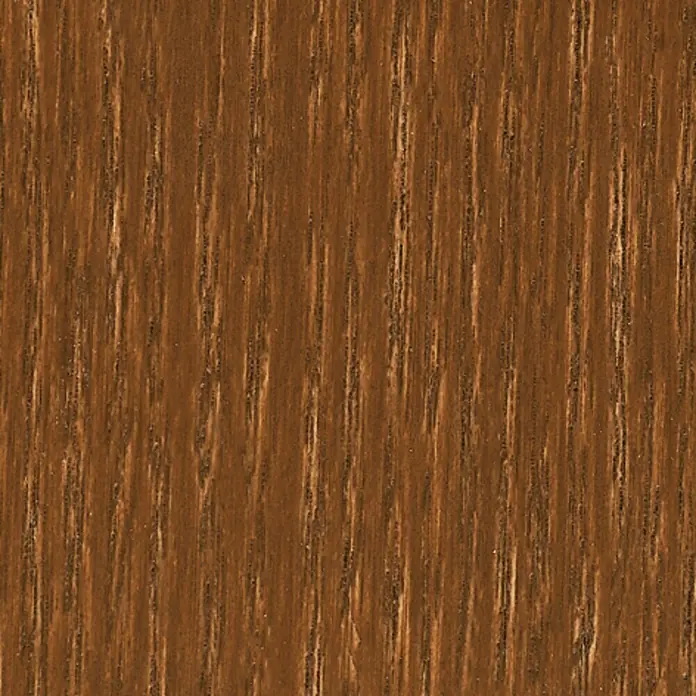 Holzlasur Carbolin - Braun, 10 l - Detailaufnahme einer Holzoberfläche mit Maserung in Brauntönen, ideal für Möbeldesign oder Innenarchitektur.