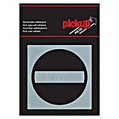 Pickup Sticker (Motief: Verboden toegang, l x b: 80 x 80 mm)