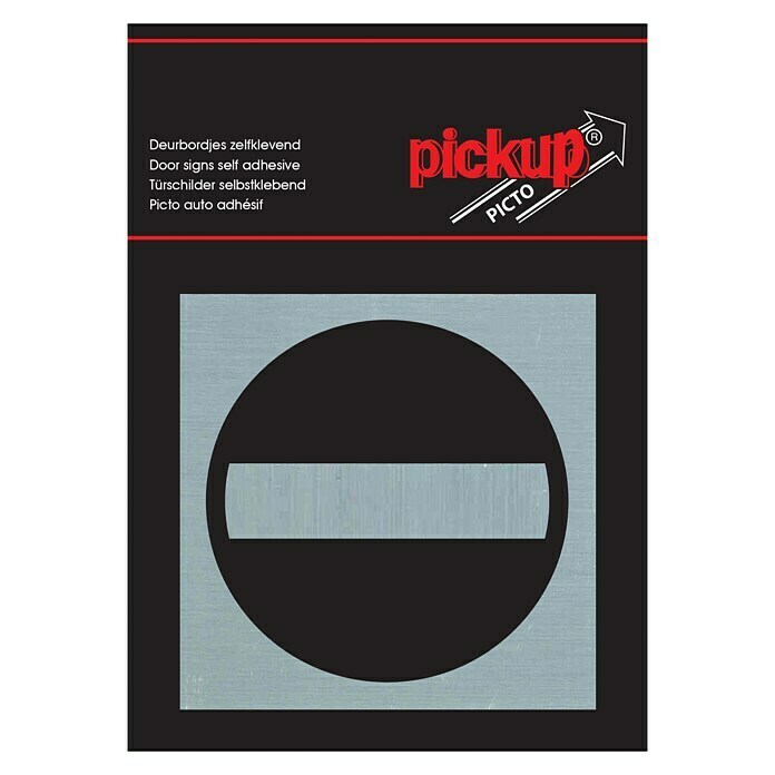 Pickup Sticker (Motief: Verboden toegang, l x b: 80 x 80 mm)