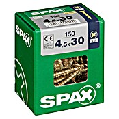Spax Universalschraube (Ø x L: 4,5 x 30 mm, Vollgewinde, 150 Stk.)