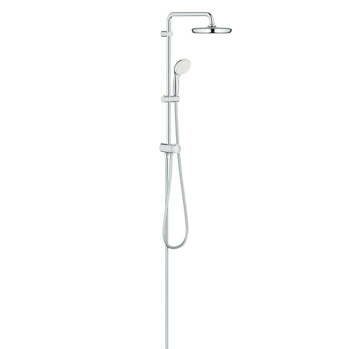 Grohe Duschsystem Tempesta 210Mit Umsteller, Lochabstand: 62 cm, Anzahl Strahlarten: 2 Stk., Chrom Front View