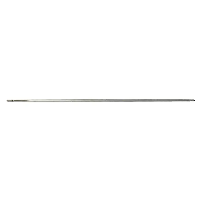 Grillspieß - Länge: 70 cm - Detaillierte Aufnahme eines Bohrers. Ideal für Handwerker und Heimwerker, die präzise Werkzeuge schätzen.