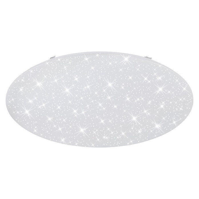 Led-plafondlamp (80 W, Warm wit, Ø x h: 80 x 12,5 cm, Wit)