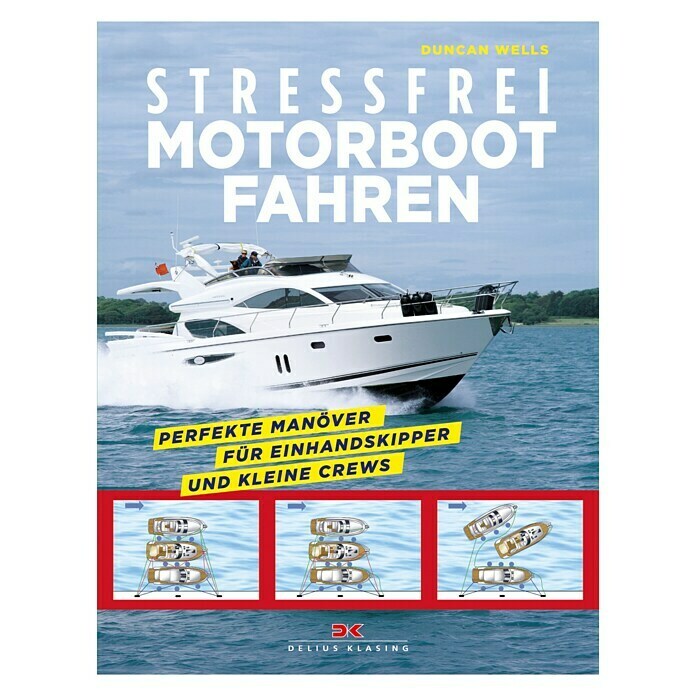 Stressfrei Motorbootfahren; Duncan Wells; Delius Klasing Verlag Front View