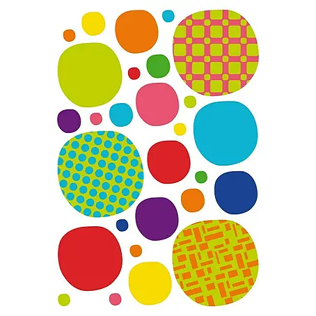 Adhesivos decorativos Burbujas colores