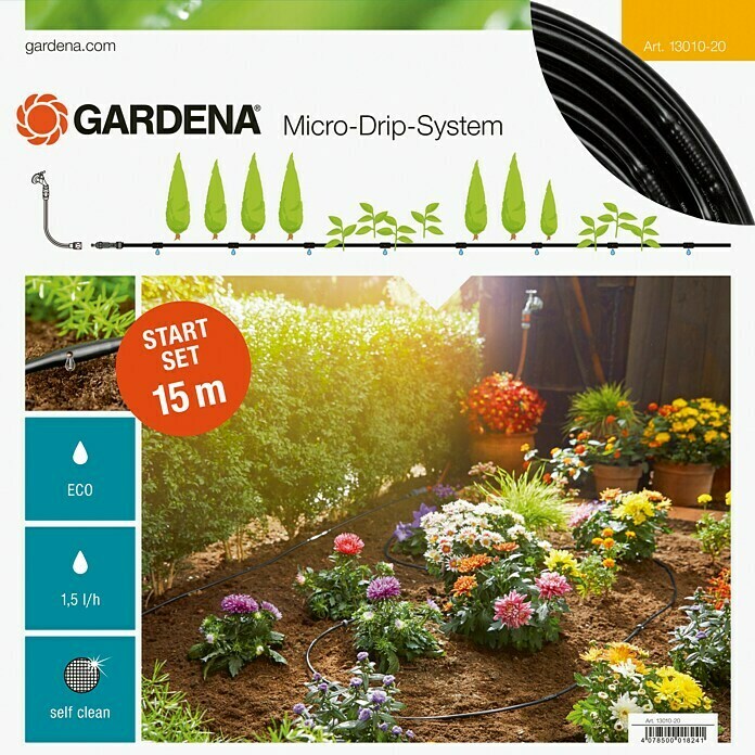 GARDENA Micro-Drip Start-Set Pflanzreihe S