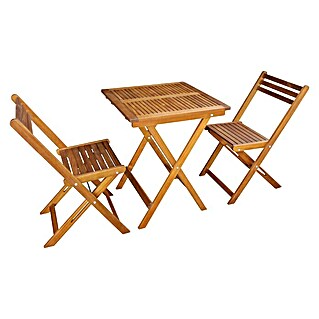 Sunfun Diana Balkonmöbel-Set (3 -tlg., Braun)