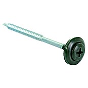 Onduline Tornillo universal para la instalación de tejados (3,9 x 60 mm, 100 uds., Verde)