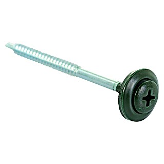 Onduline Tornillo universal para la instalación de tejados (3,9 x 60 mm, 100 ud., Verde)