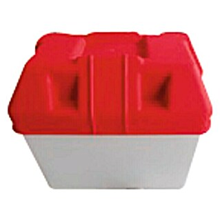 Caja de batería Roja (L x An x Al: 19 x 27 x 20 cm)