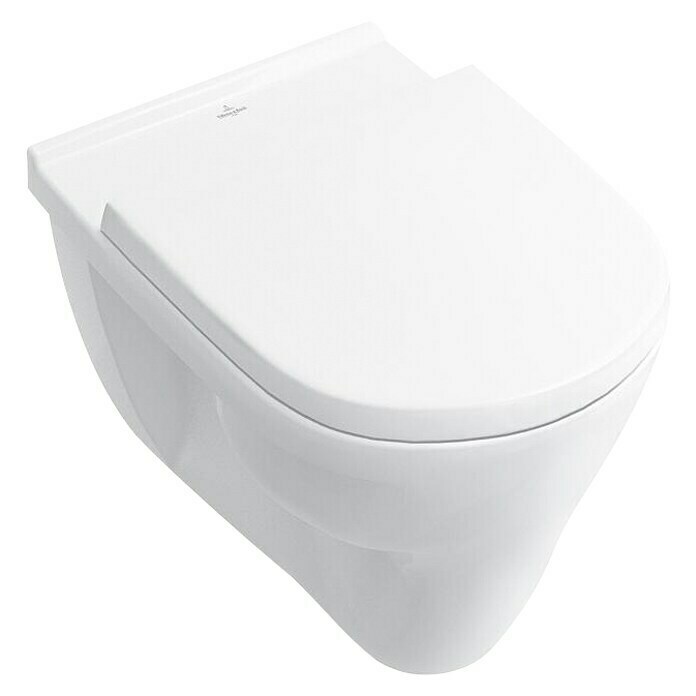 Villeroy & Boch O.novo Wand-WC (Mit schmutzabweisender Glasur, Flachspüler, Weiß)