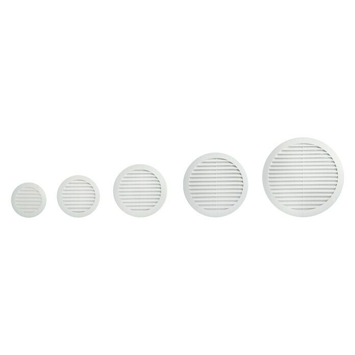 Rejilla de ventilación (Diámetro: 10 cm, Plástico)