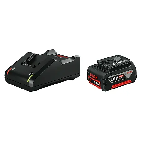 Bosch Professional AMPShare 18V Batería y cargador GAL 18V-40 / GBA 18V 4 Ah
