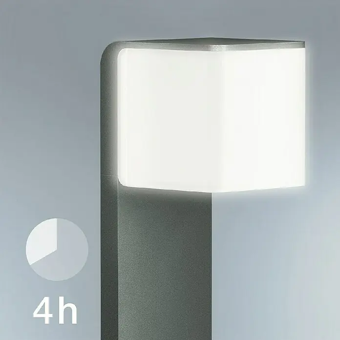 Steinel LED-Sensor-Außenwegeleuchte GL 80 SC anthrazitAnthrazit, L x B x H: 13,2 x 11 x 63,25 cm Detail Shot