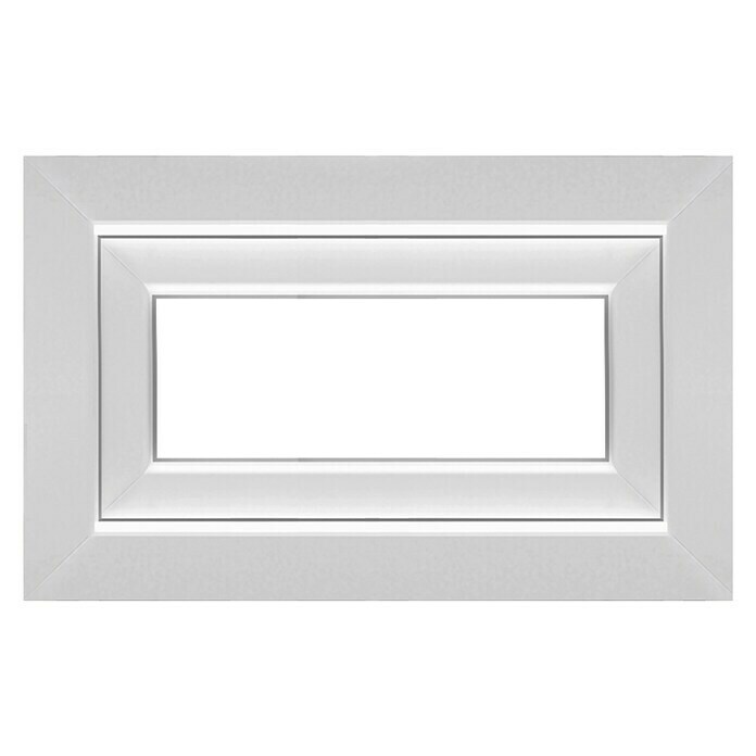 Solid Elements Kunststofffenster Q71 Supreme (B x H: 80 x 50 cm, Rechts, Weiß)
