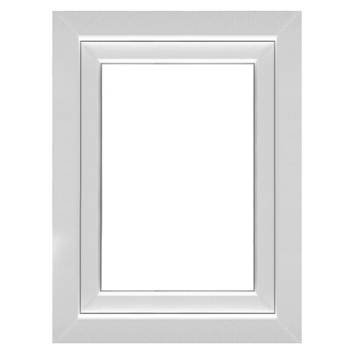 Solid Elements Kunststofffenster Q71 Supreme (B x H: 75 x 100 cm, Rechts, Weiß)