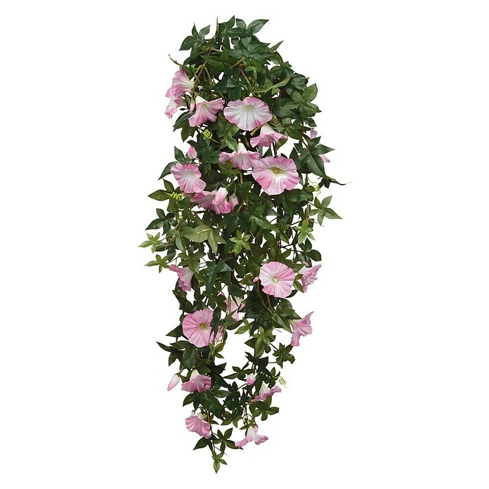 Umjetna biljka Petunija viseća  (Visina: 80 cm, Roze boje, Plastika) | BAUHAUS