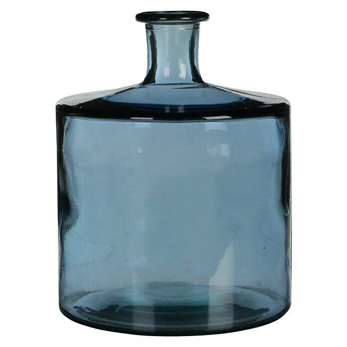 Vase en verre bleu de Guan