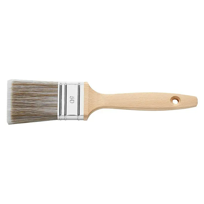 Paletina Cuadruple Fibra con depósito - Anchura cerdas: 60 mm, Tipo de cerdas: Mix de cerdas, Material empuñadura: Madera natural - Pincel con mango de madera y cabezal de cerdas, ideal para aplicar pintura y barniz. La herramienta es apta para trabajos de pintura fina.