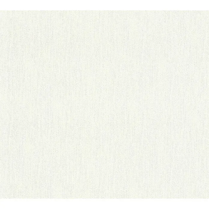 A.S. Création Flavour Vliestapete - Altweiß, Uni, 10,05 x 0,53 m - Detailaufnahme einer hellen strukturierten Tapete, die eine subtile Textur und ein elegantes, zurückhaltendes Design für stilvolle Innenräume bietet.