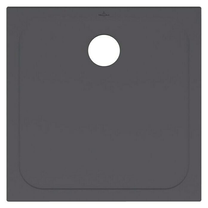 Villeroy & Boch Duschwanne Lifetime Plus (L x B: 80 x 80 cm, Keramik, Ardoise)