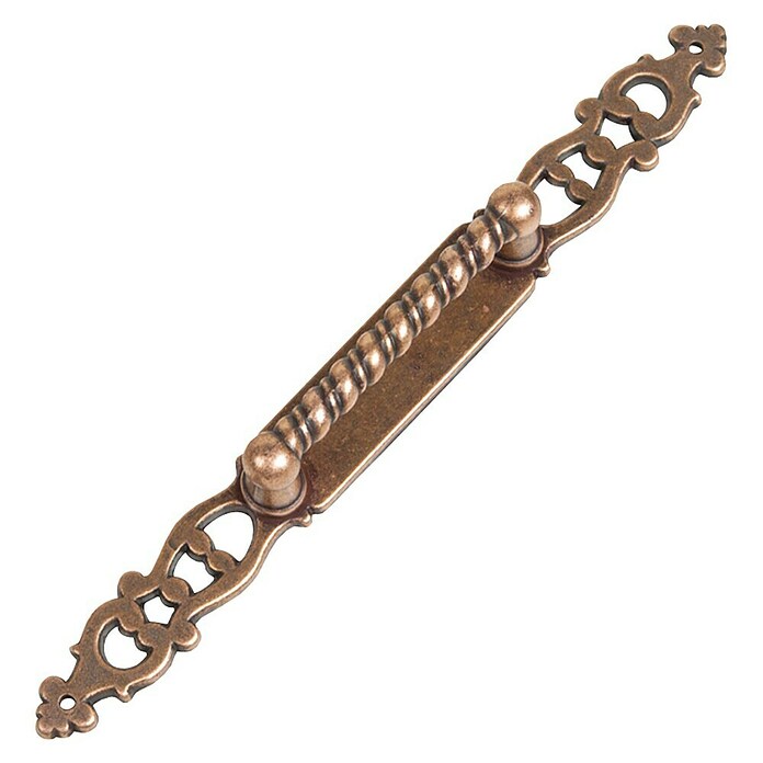 Nesu Tirador para muebles 296BR2 (L x An x Al: 13,3 x 1,6 x 2,3 cm, Acero, Antiguo)
