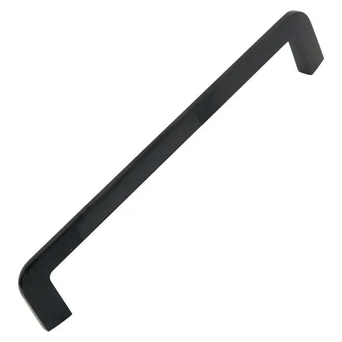 Nesu Tirador para muebles 886022 - L x An x Al: 17,5 x 0,8 x 3,2 cm, Negro, Distancia entre orificios: 160 mm - Tirador negro de metal, perfecto para armarios y cajones modernos, duradero y elegante.