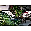 Sunfun Conjunto de muebles Savannah (4 piezas, Marrón oscuro)