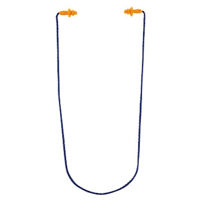 3M Tapones para los oídos con cordón (Apto para: Protección auditiva, Azul/Naranja)