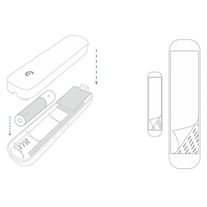 Clarer Fenster- & Türsensor S03Passend für: Clarer Alarmanlage C3, Reichweite ca.: 100 m, Funk Detail Shot