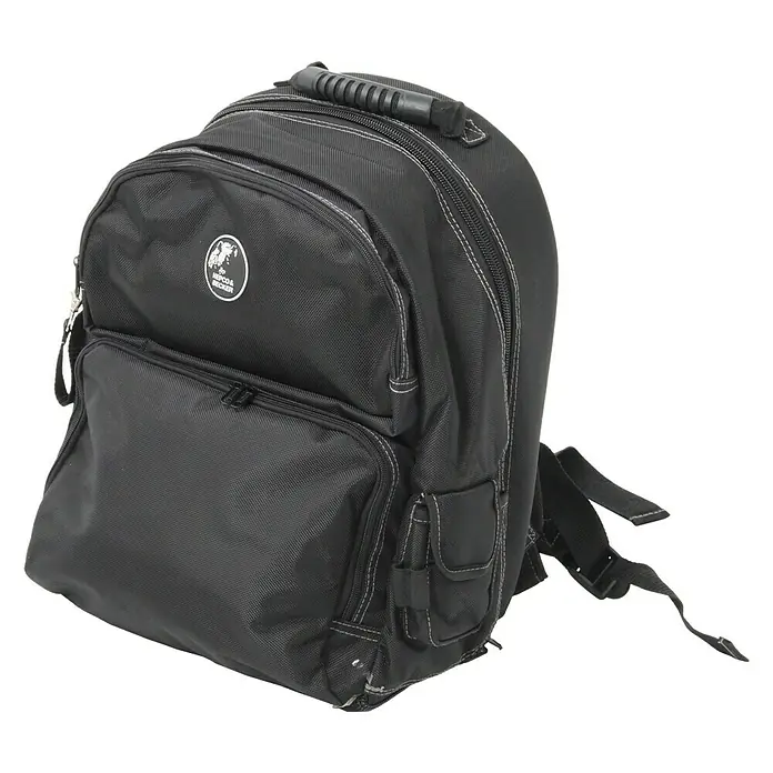 Hepco & Becker Werkzeugrucksack Polytex 5850 - 31 l, Polyester - Schwarzer Rucksack mit mehreren Fächern und Tragegriff für den einfachen Transport von Gegenständen.